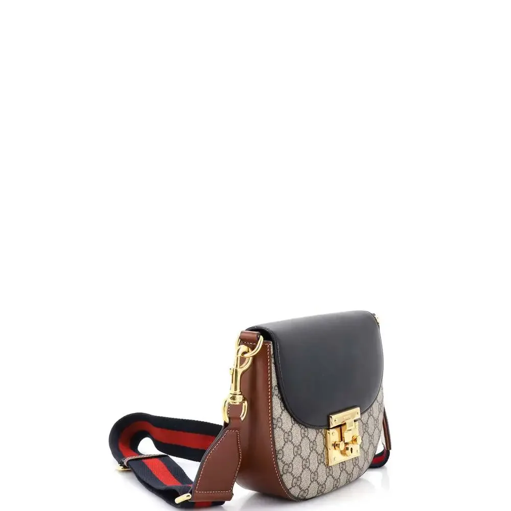 Gucci Padlock Saddle Shoulder Bag Gg #233149G18B - Picture 2 of 8